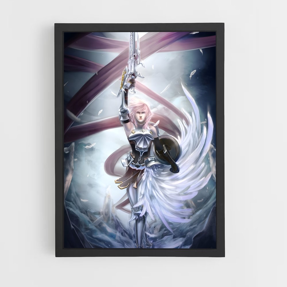 Poster Lightning Plongée – affiche Final Fantasy (vue 2)